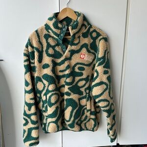 Parks Project Green and Tan Bomber Jacket